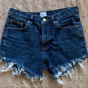 CALVIN KLEIN HIGH WAISTED SHORTS
